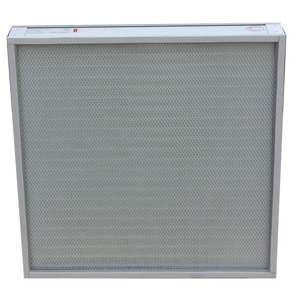 Ahu System H13 H14 Mini Pleat HEPA Filter for Pharmaceutical