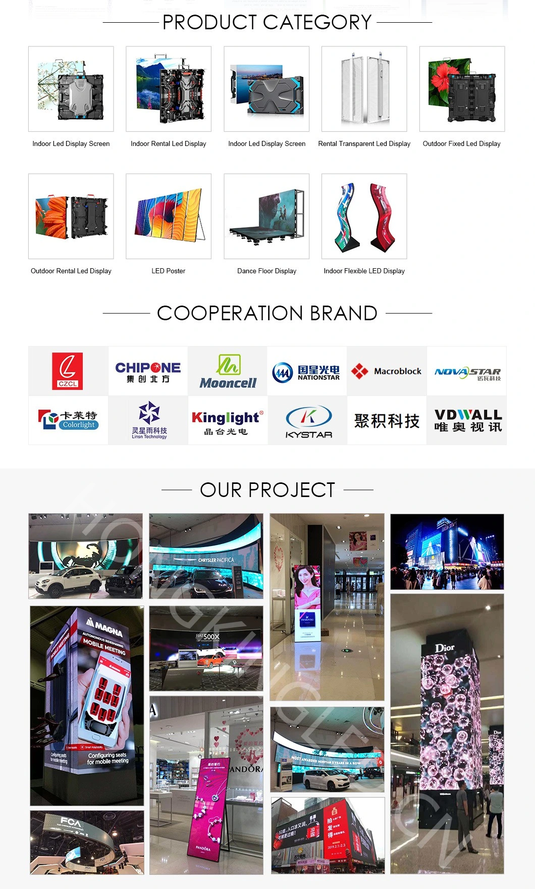 Advertising Screen Outdoor Full Color Video Outdoor LED Screen P8