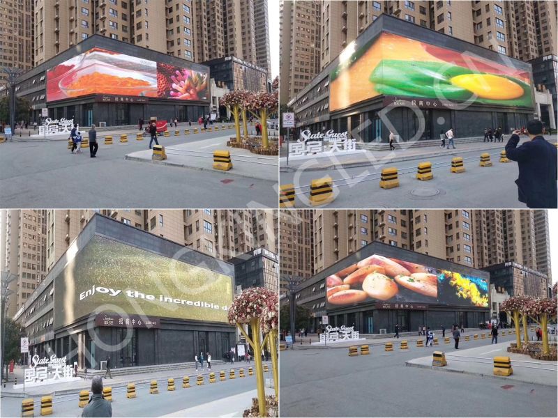 Advertising SMD3535 Mbi5124 Outdoor Display Screen P10 LED Module