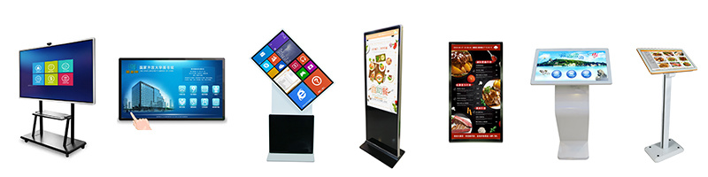 Aluminum Frame Wall Advertising Monitor LCD Screen for Food Menu Display