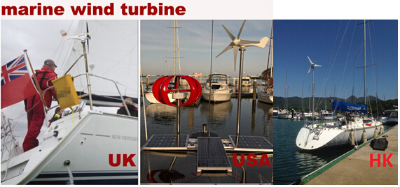 Small 300W 12V/24V Wind Power Generator/ Wind Turbine /Wind Mill for Boat