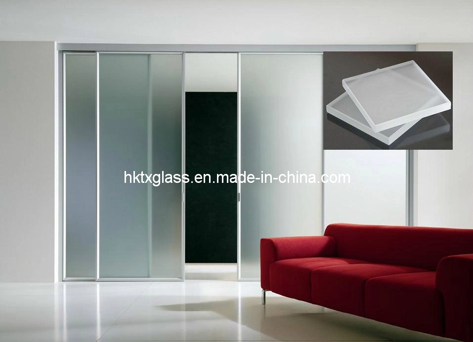 Frosted Acid Etched Glass Doors and Window Repair Glass Doors for Bathroom