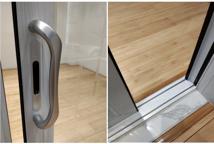 Guangzhou Make Aluminium Profile Waterproof Sliding Door, Soundproof Sliding Door