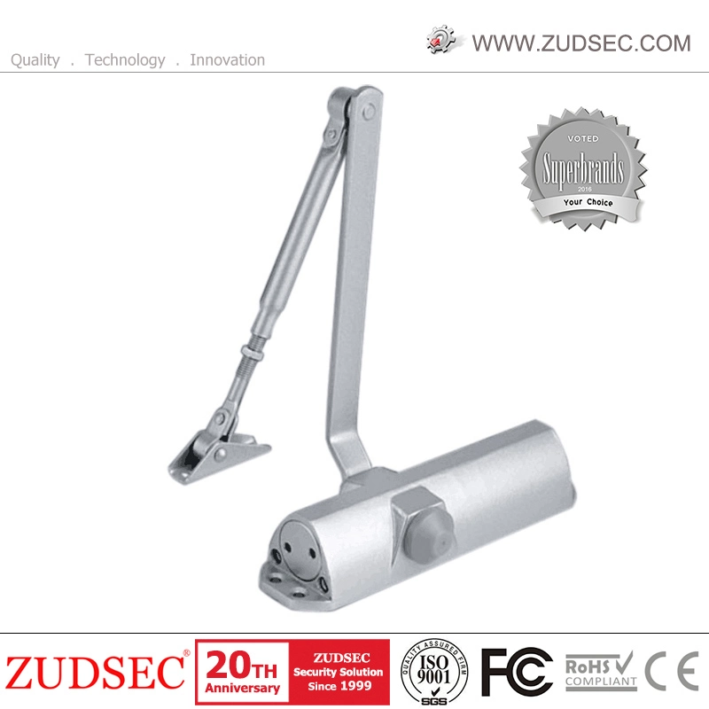 Commercial Door Closer Hydraulic Two Speed Fire Spring Aluminum Door Closer for Wooden Door Closing