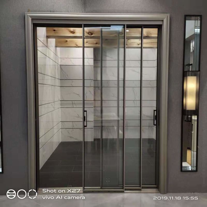 Modern Design Slim Sliding Door / Slim Frame Sliding Door / Double Penal Sliding Door