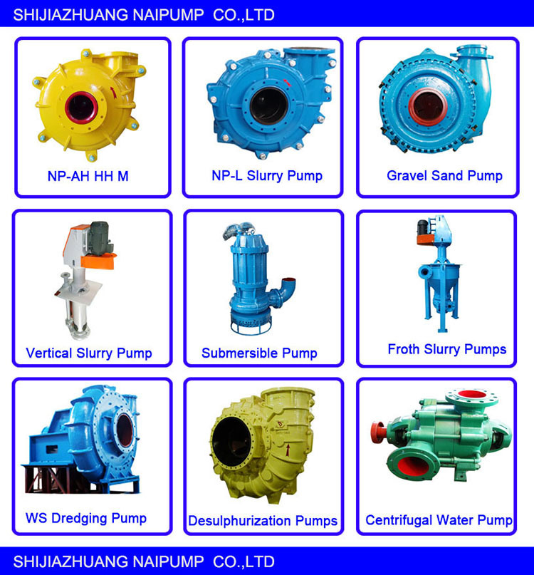 China Factory Mining Equipment Primary Screen Feed Slurry Pump