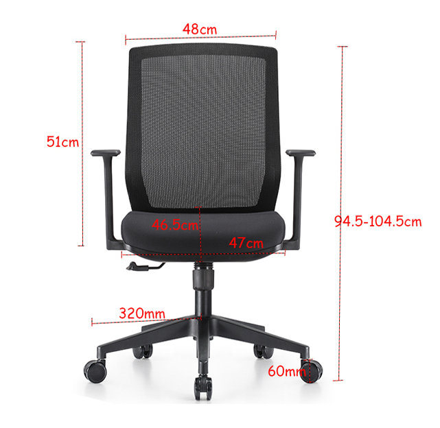 Cheap Price Optional Color Mesh Back Chair Office Mesh Chair for Staff