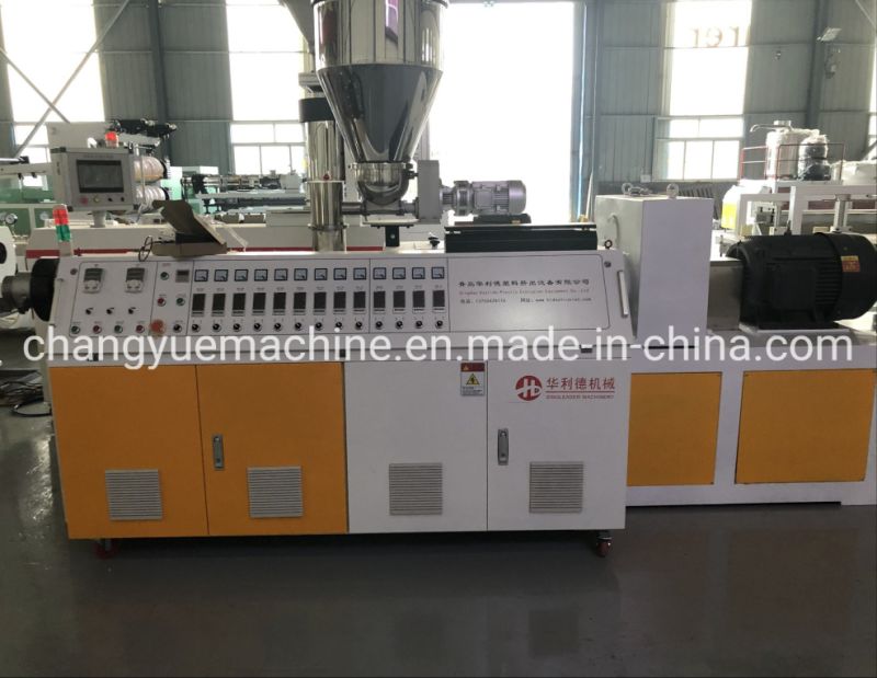 PVC Profile Making Machinery Plastic PVC Profile Cable Trunk Production Line