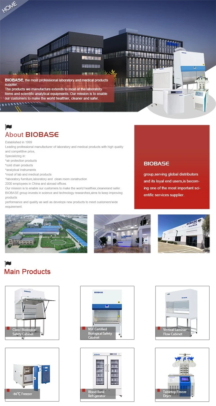 Biobase LCD Screen Single Door Double Door Lighting Incubator