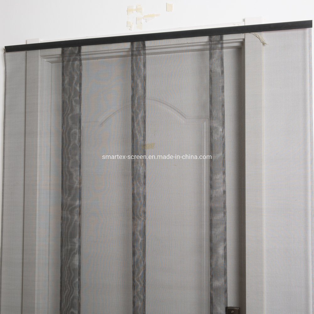 Custom on Site Invisible Fly Screens Door Curtain