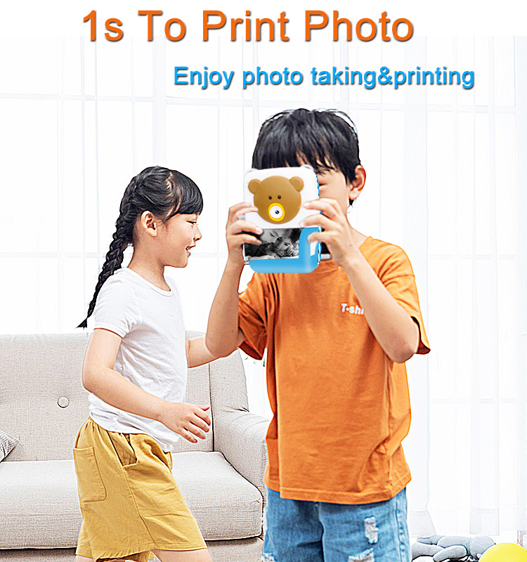 Kids Digital Instant Camera Best Gift for Children Instant Print Camera