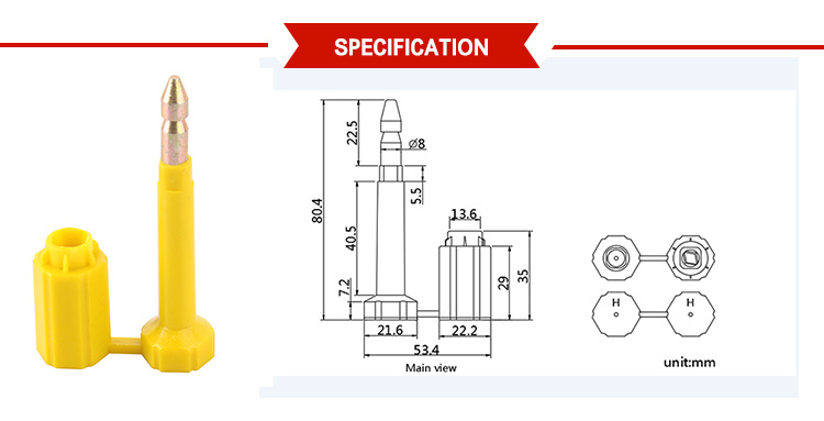 Hot Sale Wholesale Steel Container Door Lock Bolt Seal