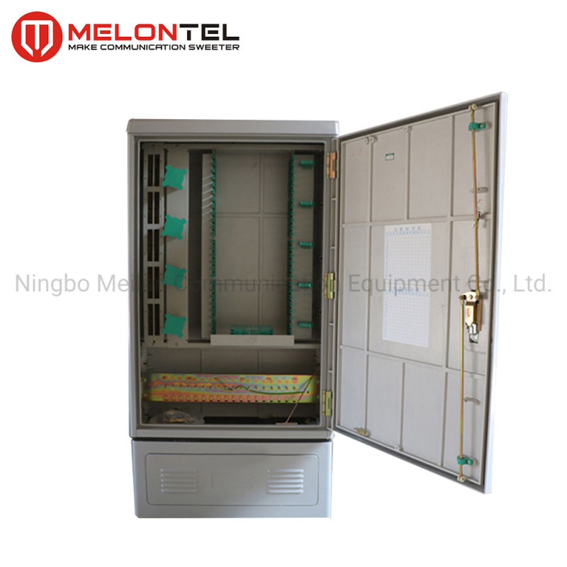 Outdoor Standing Type 144/196 Core Telecom Cabinet SMC Double-Sided Doors
