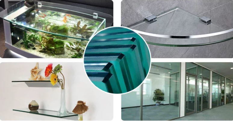 Customized Clear Glass/Extra Clear Partition Wall Glass Decorative Glass