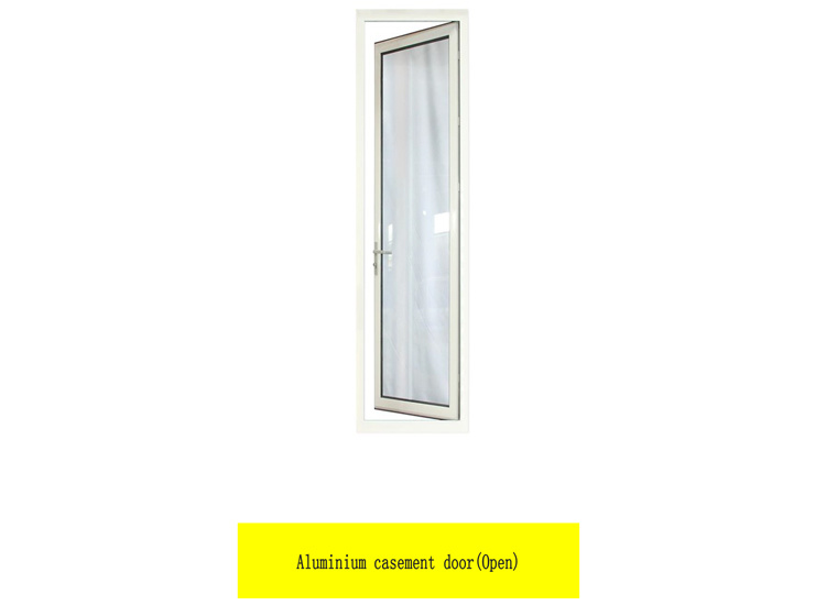 Customized Design Aluminum Metal Casement Door for Exterior Door