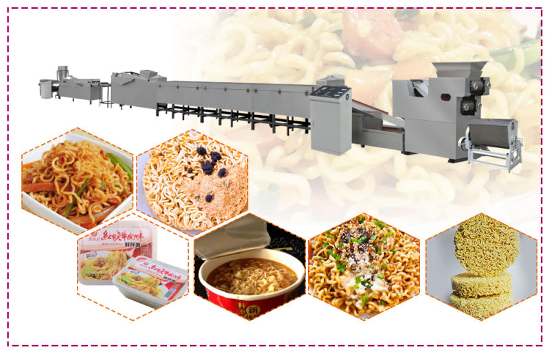 Chinese Complete Fried Instant Noodle Production Line/Instant Pancit Canton Noodles/Instant Noodle Machine