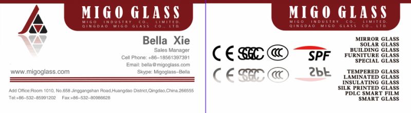 Customized Cheap Sliding Glass Frameless Shower Door with ISO Certification