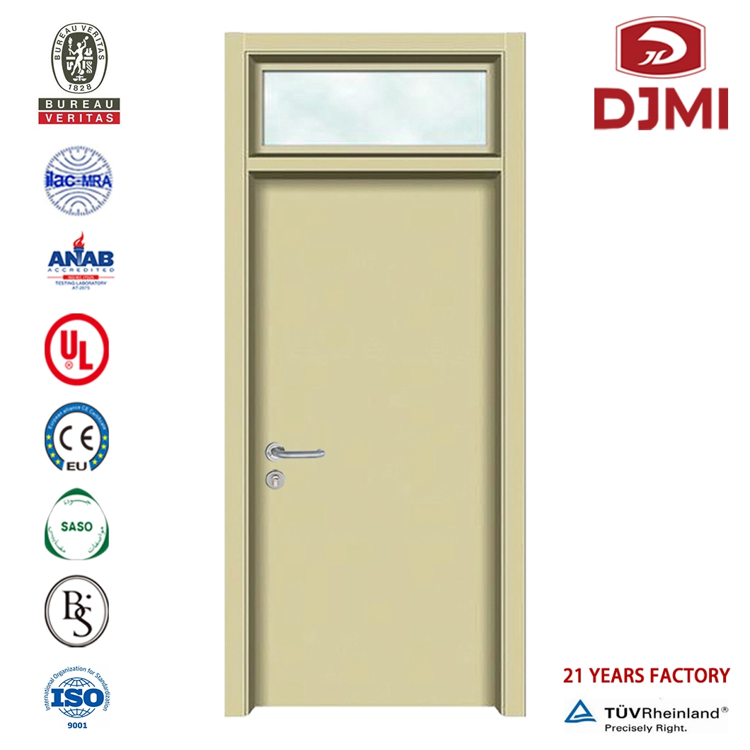 Waterproof Interior Single Door Leaf Melamine Door Skin Laminate Single Swing