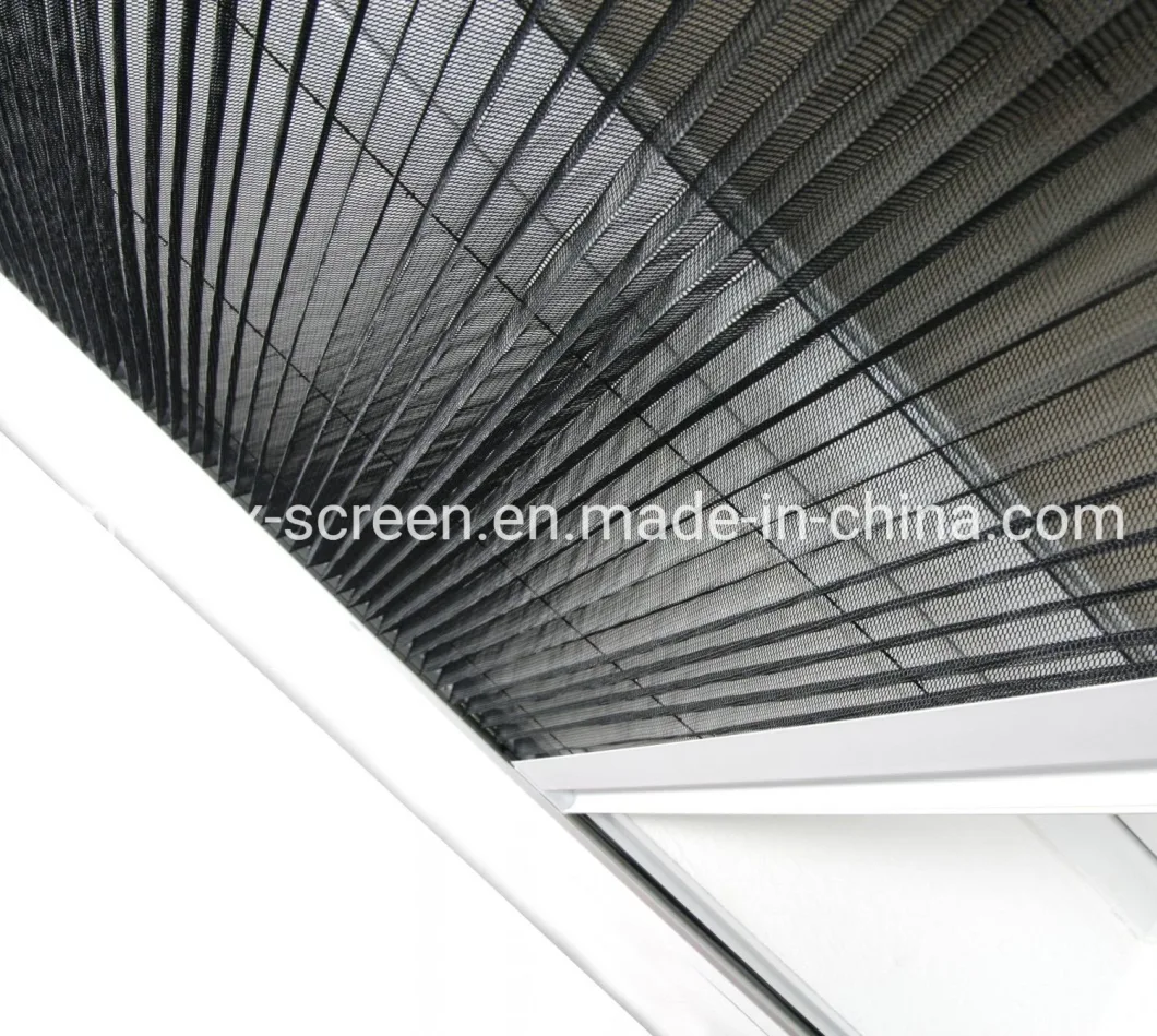 Pleated Retractable Insect Net Pleated Mesh Screen Window