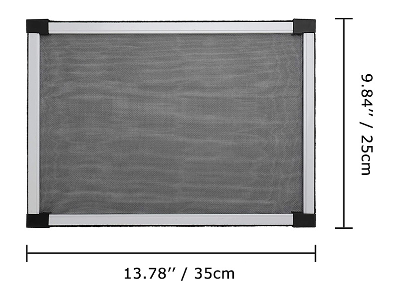 Adjustable Waterproof Extensible Sliding Insect Screen Window Screen for Anti-Fly