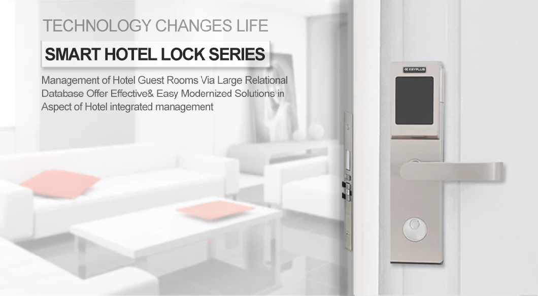 Customizable Home/Office Smart Card Security Door Lock with LED Screen