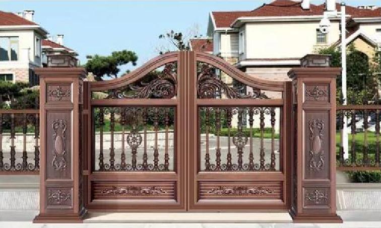 Courtyard Gate Garden Aluminum Door Entrance Door China Supplier