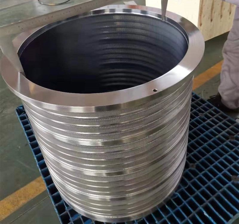 Drilled Screen Cylinder / Wedge Wire Screen Cylinder for Pressure Screen