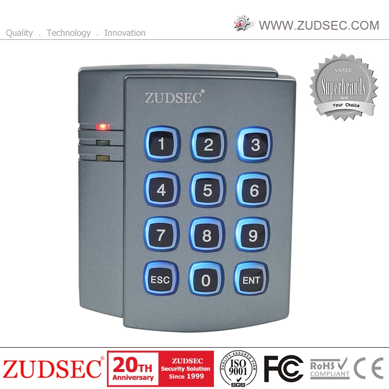 Touch Screen Single Door Access Control Systems Keypad Two LED Color RFID Access Controller