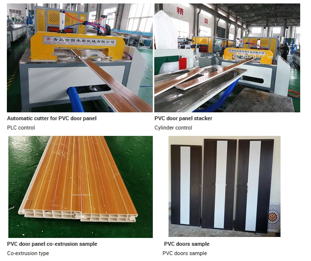 Easy Installation UPVC Folding Doors Line / Plastic Accordion Door Making Machine / PVC Sliding Door Extrusion Line