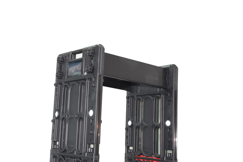 Portable Walk Through Metal Detector for Temporary Inspection Security LCD Touch Screen