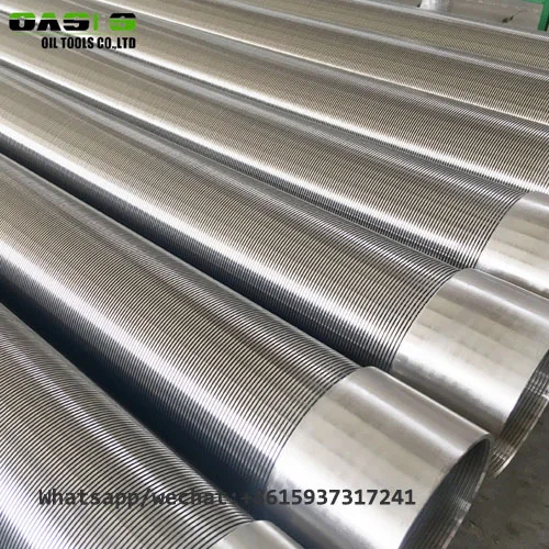 (manufacturer) Stainless Steel 304 DIN4925 Thread Water Well Screens/Wire Wrapped Well Screens