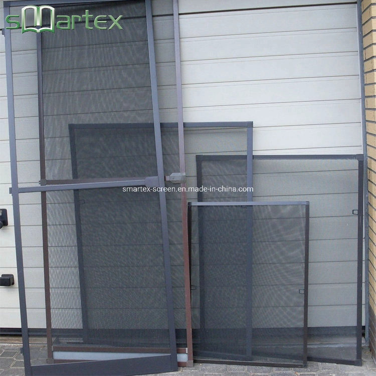 Practical Quality Aluminum Flyscreen Fixed Frame Insect Mosquito Screen Door