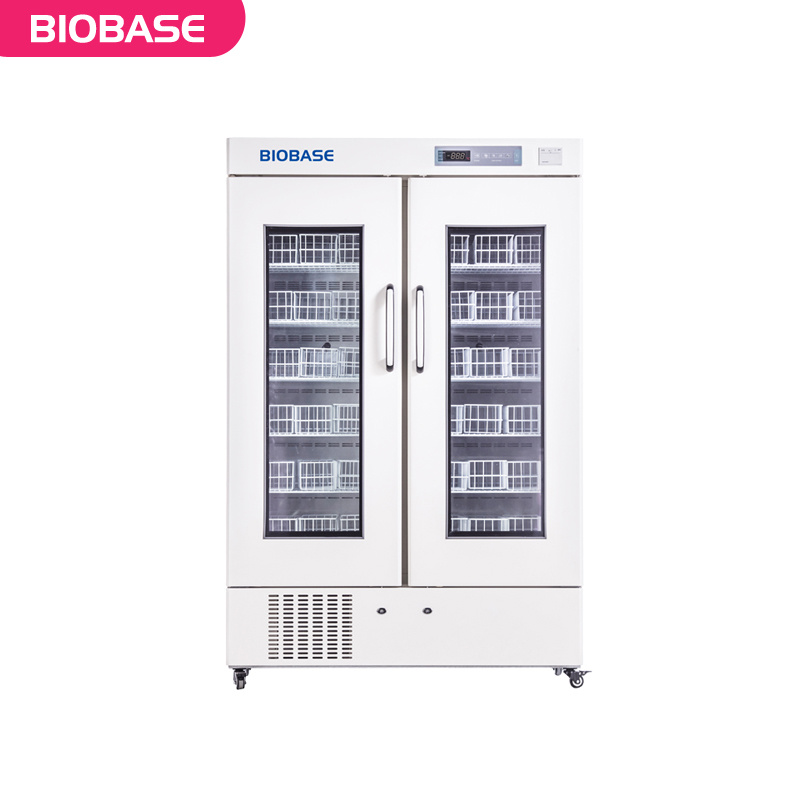 Biobase Blood Bank Refrigerator with Double Glass Door and LED Display