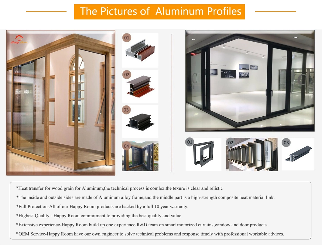 Good Service China Factory Accordion Partition Aluminium/Aluminum Sliding Door Folding Door