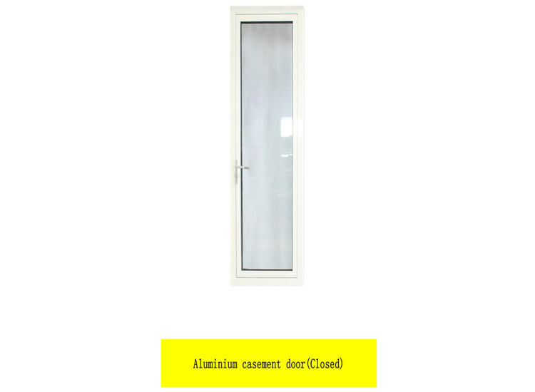 Customized Design Aluminum Metal Casement Door for Exterior Door