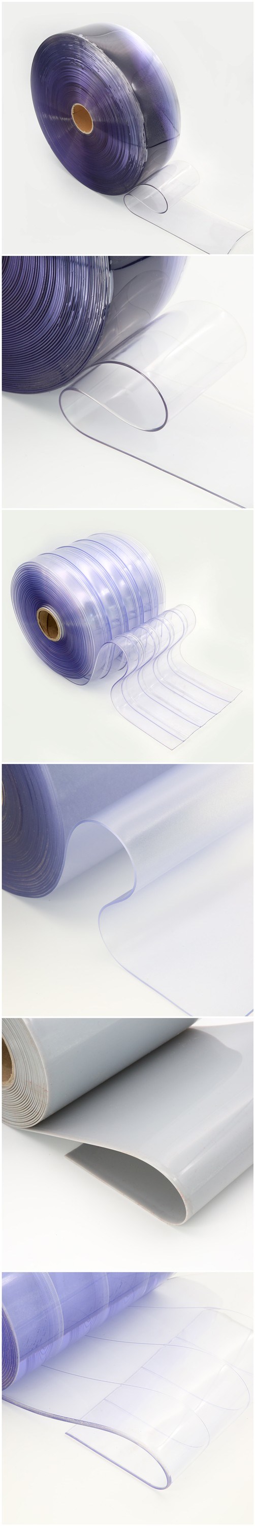 5mm Clear Transparent Plastic Fabric PVC Strip Curtain Door