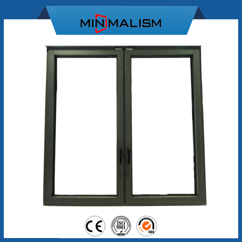 Building Material Casement Window Aluminium Frame Glass Doors for Buiilding
