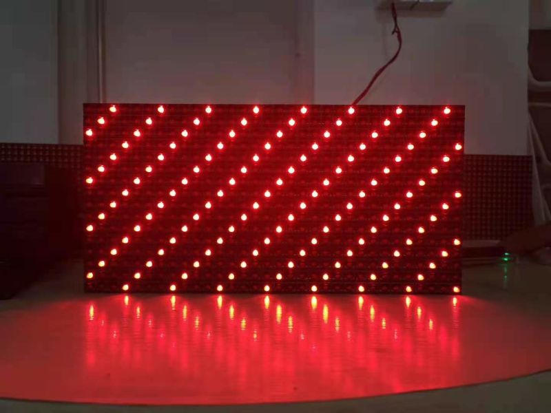 Semi Outdoor SMD/ DIP 1080P P10 Single Red Color HD LED Video Screen
