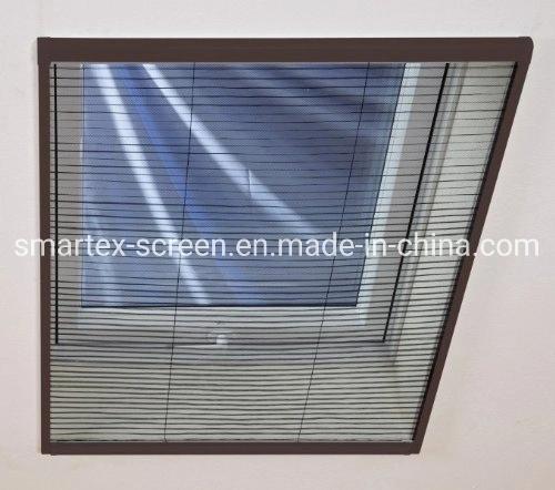 Pleated Retractable Insect Net Pleated Mesh Screen Window