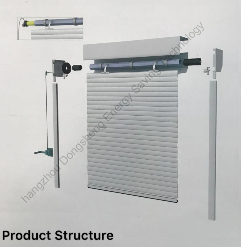 Roller Shutter Accessory, 45 Degree End Cap, for Insect Screen