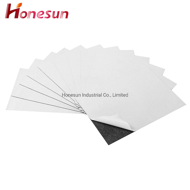 Printable Magnetic Sheet Roll Rubber Magnet Thin Magnetic Sheets with Adhesive