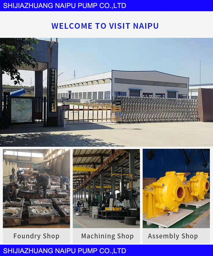 China Factory Mining Equipment Primary Screen Feed Slurry Pump