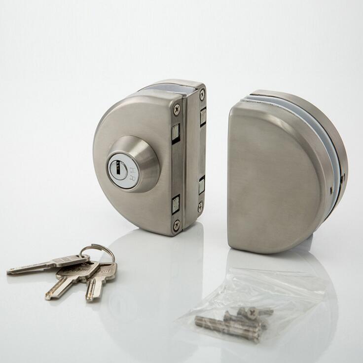 Frameless Glass Door Glass Lock No Drill Lock