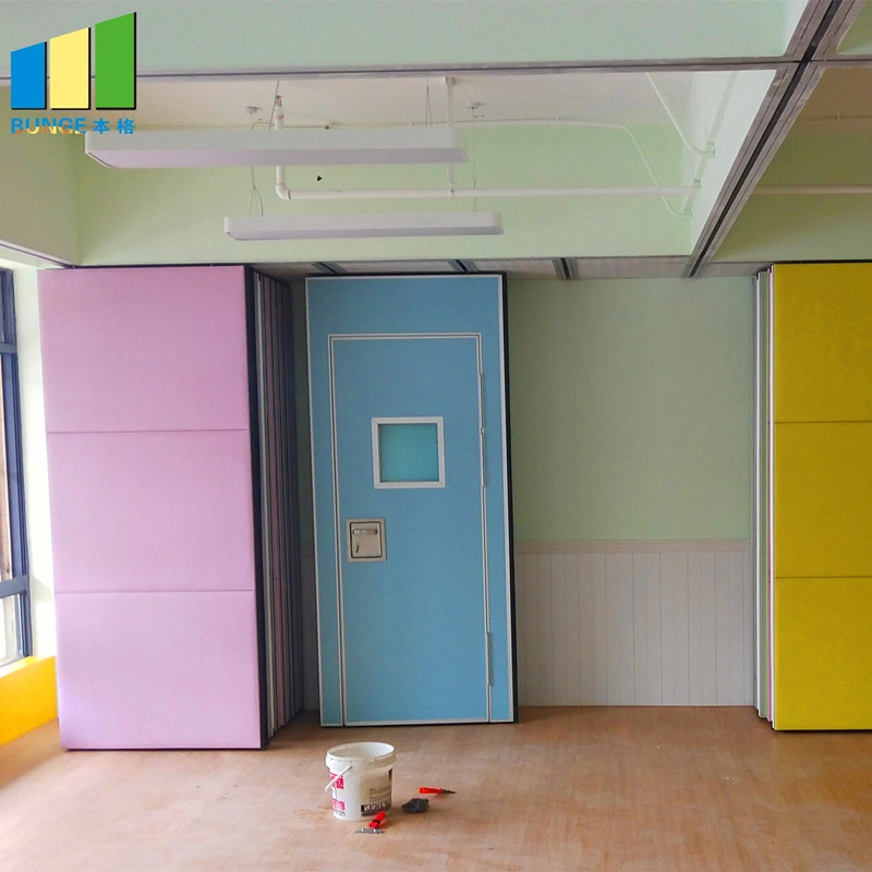 Aluminum Frame Sliding Office Partition Door Classroom Accordion Foldable Wall Partition Philippines