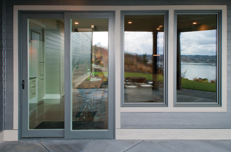 Double Glazing Aluminum Lift and Sliding Door with Screen