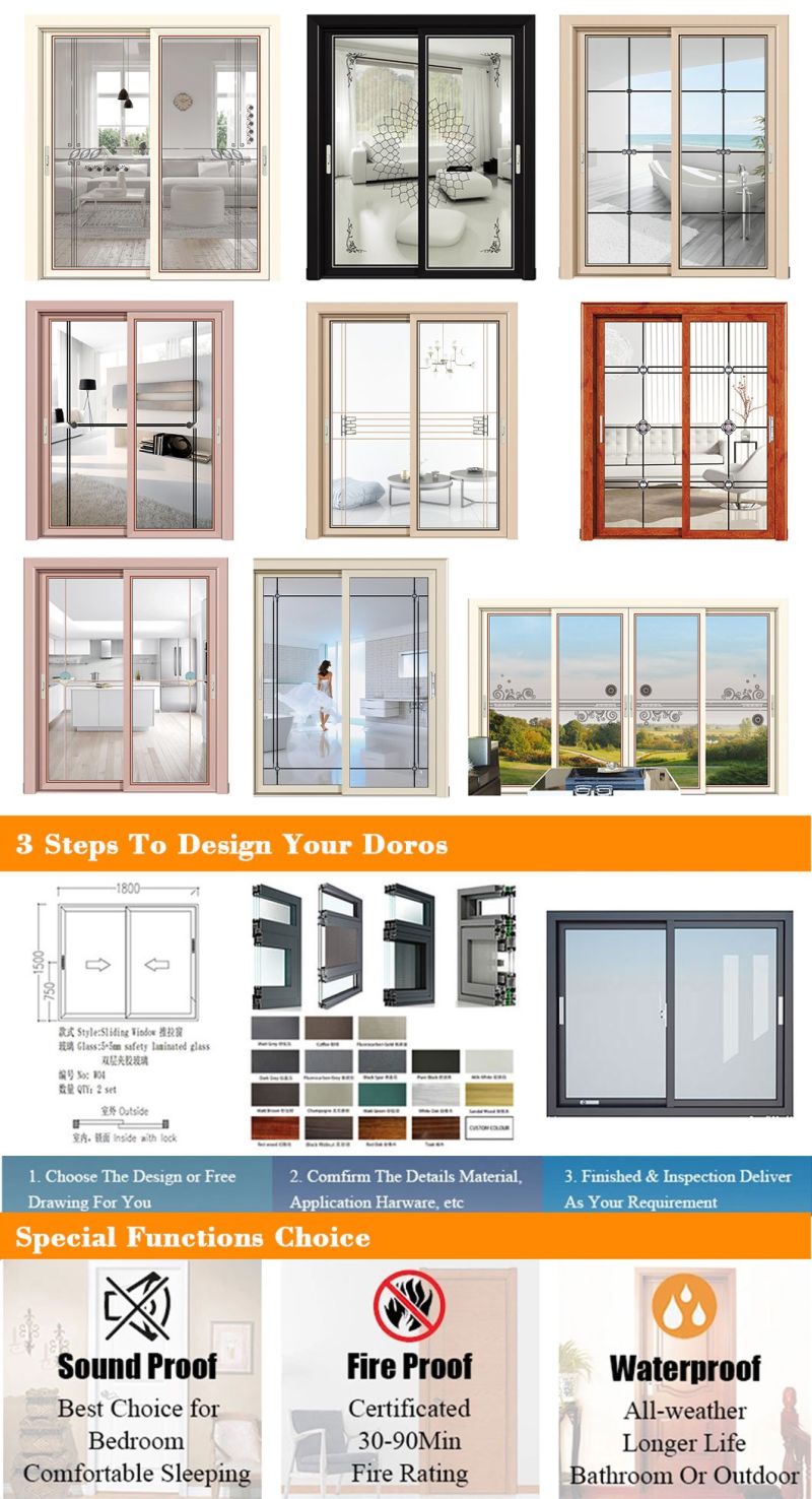 Brand New Triple Screen Sliding Glass Shower Aluminum Door Frame