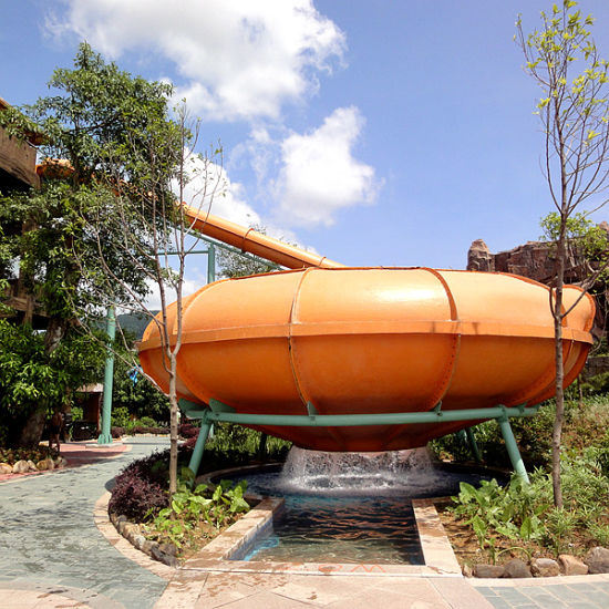 Fiberglass Toilet Bowl Water Slide for Aqua Park (WS-081)