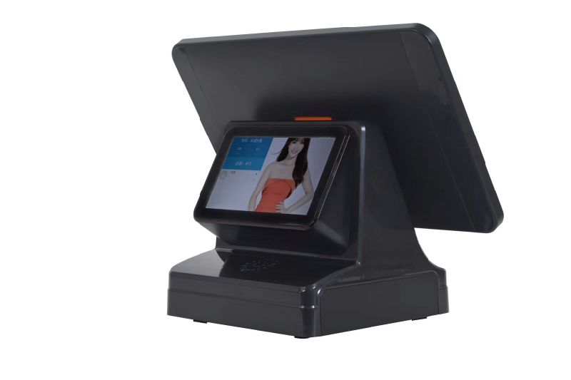 15.6" Touch POS Terminal Cash Register with Secondary Advertising Screen