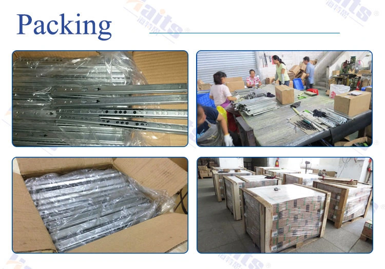 45mm High Quality Soft Closing Drawer Slide with 2 Springs