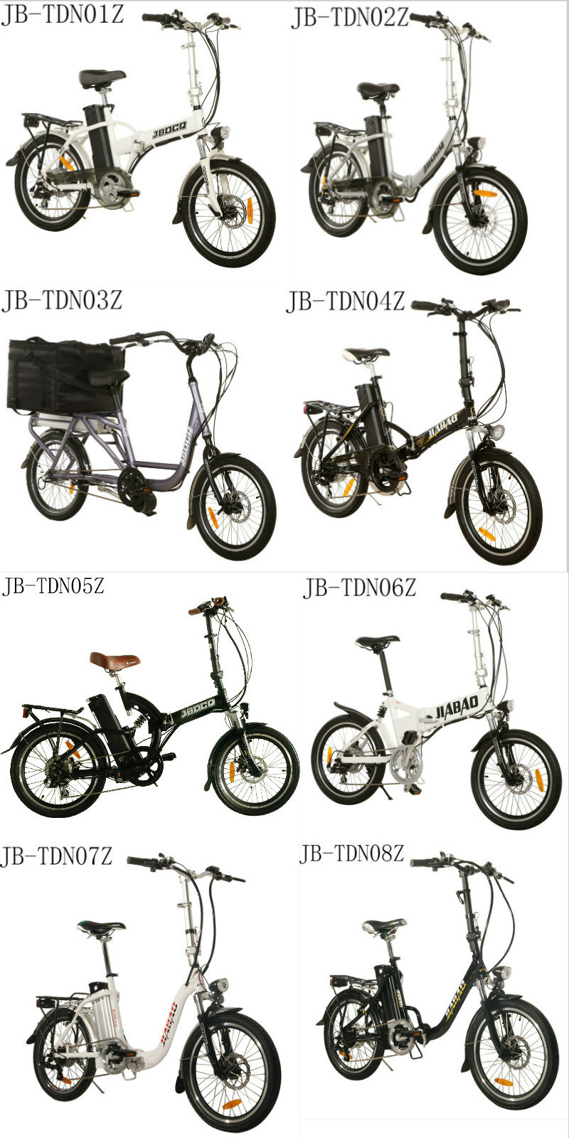 20 Inch Full Suspension Folding Electric Bike (JB-TDN05Z)